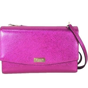 Kate Spade leather cluth crossbody bag